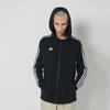 Adidas Sport Casual Three Stripe Hooded Long Sleeve Jacket Men Jacket Black TR30J5-CBW