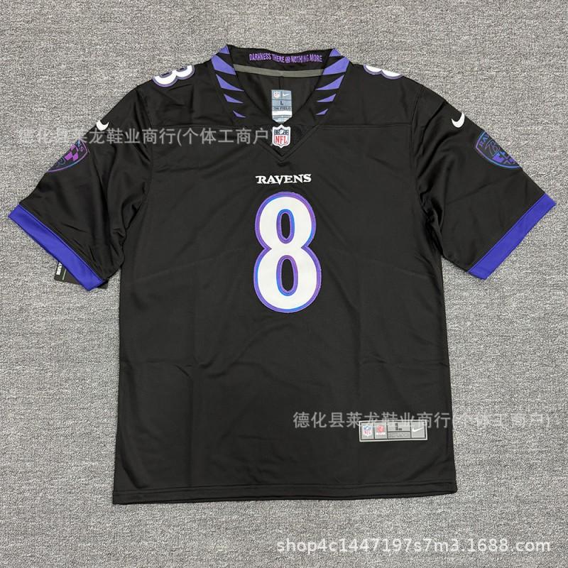 Baltimore Ravens Jackson NFL Football Jersey Stitched Game Uniform Men Women
