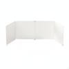 Tri-fold Desk Partition Easy Assembly Privacy Divider Shield for Classroom Exam