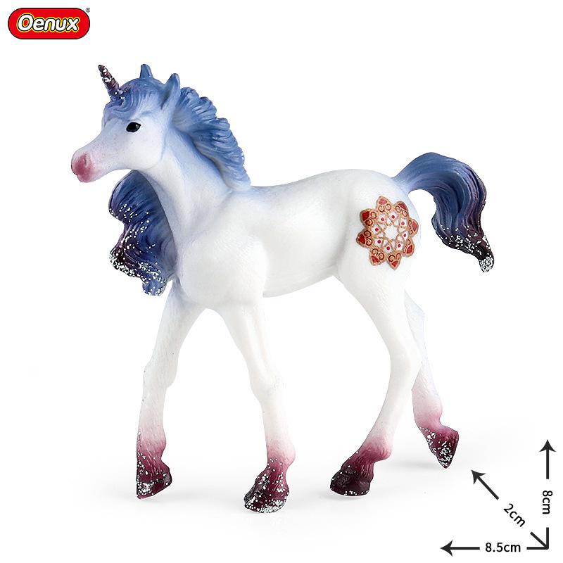 Pegasus Unicorn Cake Decoration - Mythical Animal Model Toy