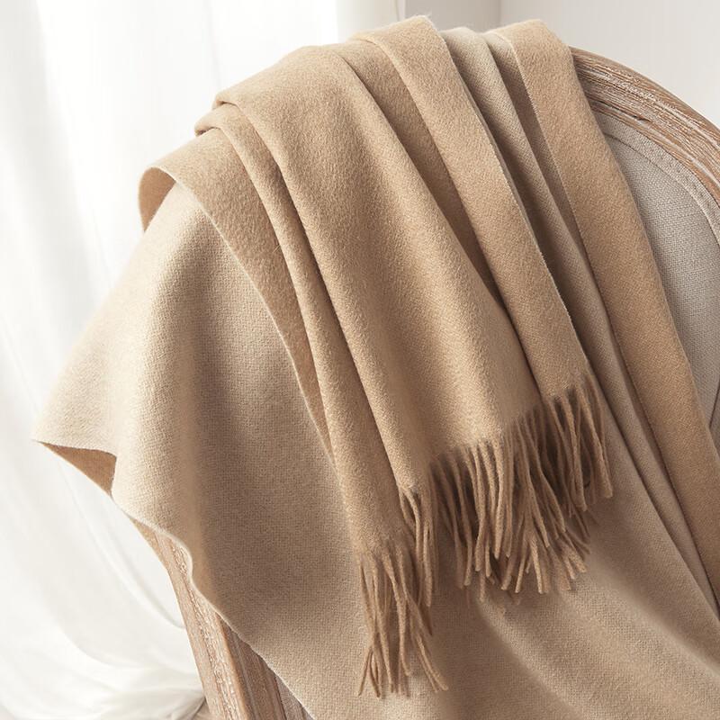 OIMG Double-Sided Wool Shawl Scarf