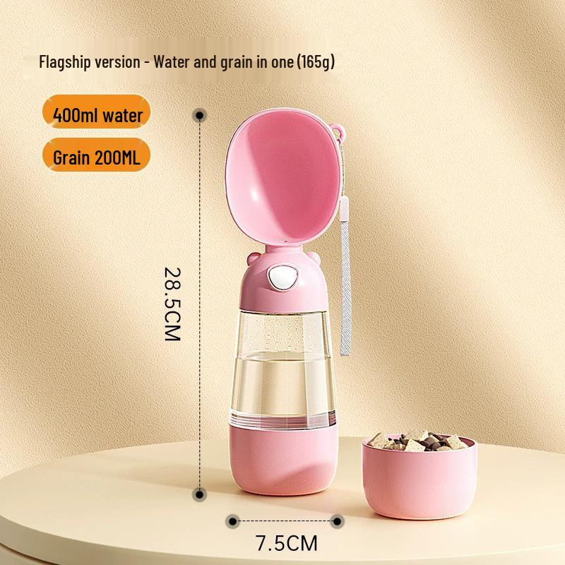 Portable Pet Water Bottle: Travel Cup for Dogs & Cats