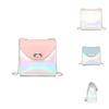 Elegant Fashion Women Mini Chain Bag With Laser Clear Design Shoulder Handbag