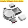 Magnetic Smart Watch Wireless Charger USB Type C For Apple Watch 10-2 SE or Samsung Galaxy Watch 7/6/5/4/3/2 Fast Charging Stand