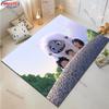 1PC A-Abominable Cute Burnish Cartoon Carpet Living Room Bedroom Sofa Large Area Decorative Mat Kids Play Soft Non-slip Rug Gift