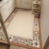 Rug for Kitchen Pvc Waterproof Leather Carpet Large Size Floor Mat Non-slip Oil-proof Home Decoration Rugs Alfombras De Cocina