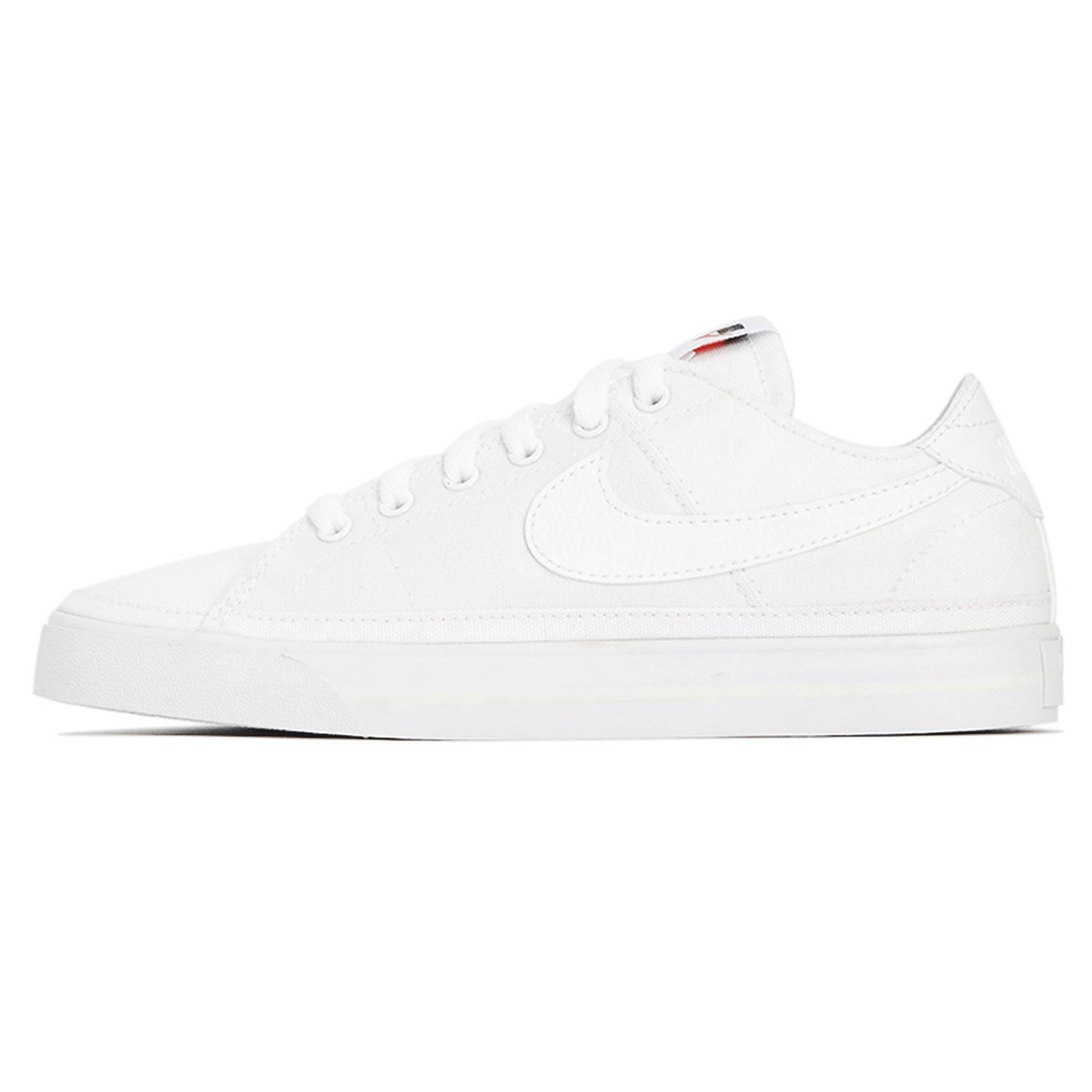 Nike Court Legacy Canvas `Triple White`