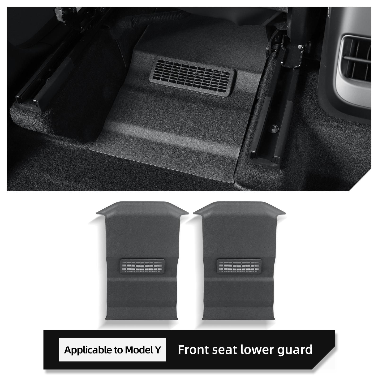 

For Tesla Model Y Car Air Outlet Anti-clogging Net Under Seat Air Outlet Protective Cover 2026 Car Interior Accessories TPE