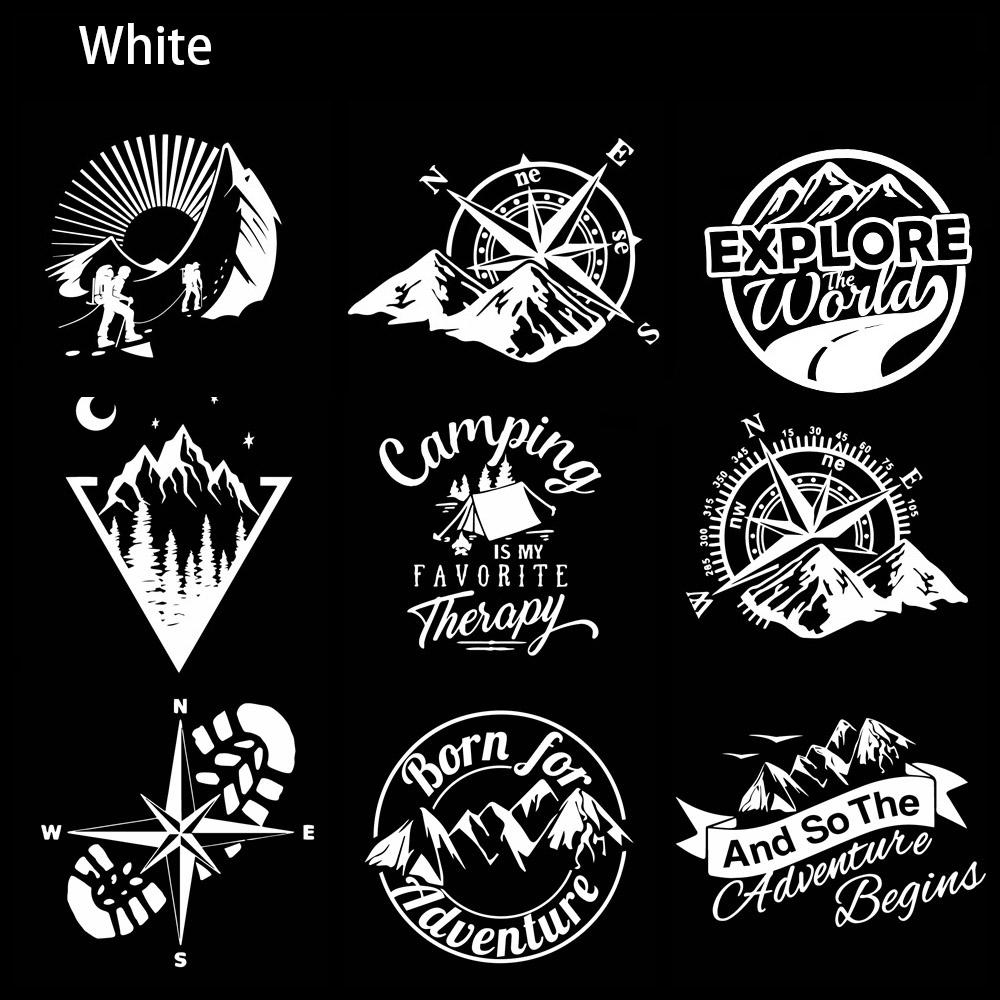 LYKX Adventure Sports Compass Car Sticker Wrap Vinyl Decal Mountain Car-Styling Auto Engine Cover Door Window Multiple Sizes