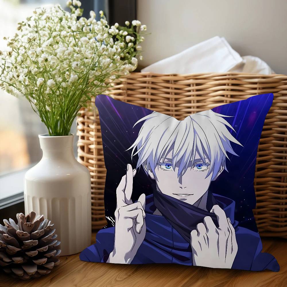 Аниме S-Сатору Г-Годжо Наволочка Мультяшный Подарок Наволочка Декор Спальни Дома Дивана Кресла Сиденья Наволочка 12x12Inch
