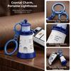 Luminous Lighthouse Keychain Night Light Keychain Key Ring Accessory  Small Gift
