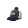Kids' Cap IQC 7AWMV0146-50MGD Varsity Color Block Melton Pom-Pom Earflap Cap New York Yankees