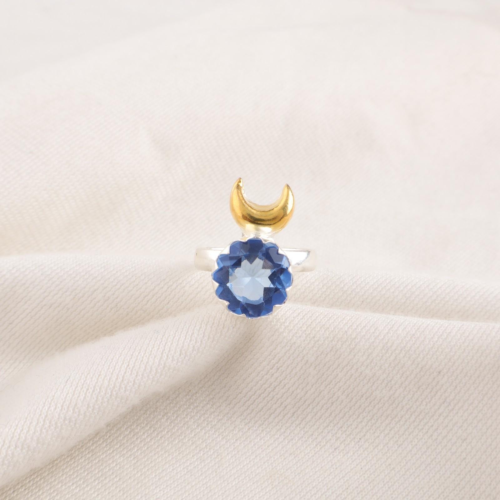 

Танзанит Драгоценный камень 925 Серебро Модное Полное Вечность Подарок для сестер Кольцо в стиле ар-деко RR-58-5 15