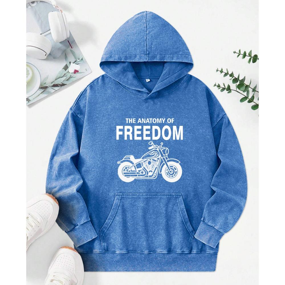 The Anatomy Of Freedom Printing Washed Hoodies Multicolor Cotton Hoody Oversize Hip Hop Clothing Street Cotton Pullovers