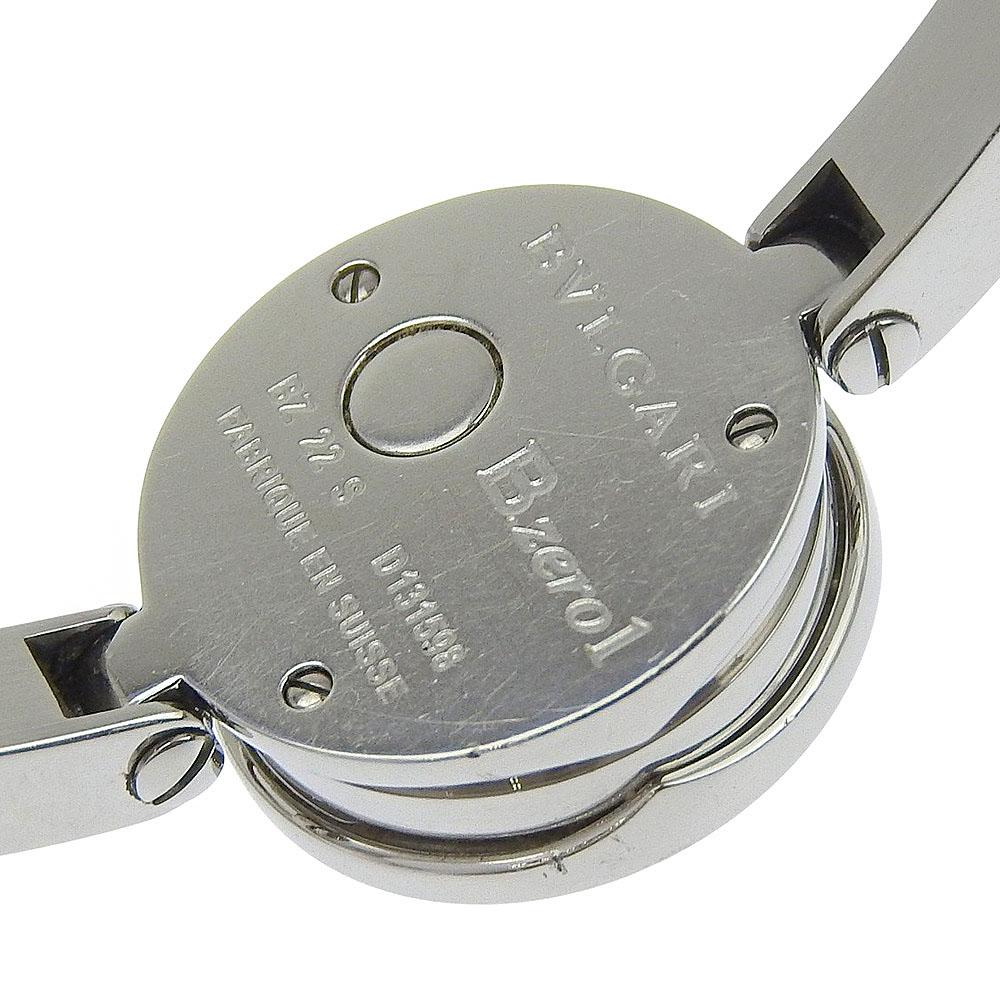 Bvlgari Bzero1 Uhren BZ22 Edelstahl Be zero one schwarzes Zifferblatt Edelstahl Quarz Analoganzeige Damen Gebraucht