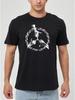Black T-Shirt with the Inscription Death Grips (Des Grips)