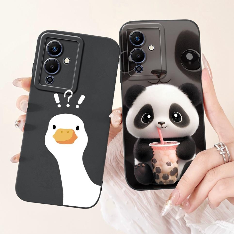 Cartoon Fashion Back Cover For Infinix Note 12 Pro 5G Phone Case Infinix X671B Soft Silicone Dragon Astronaut Black Cat Funda