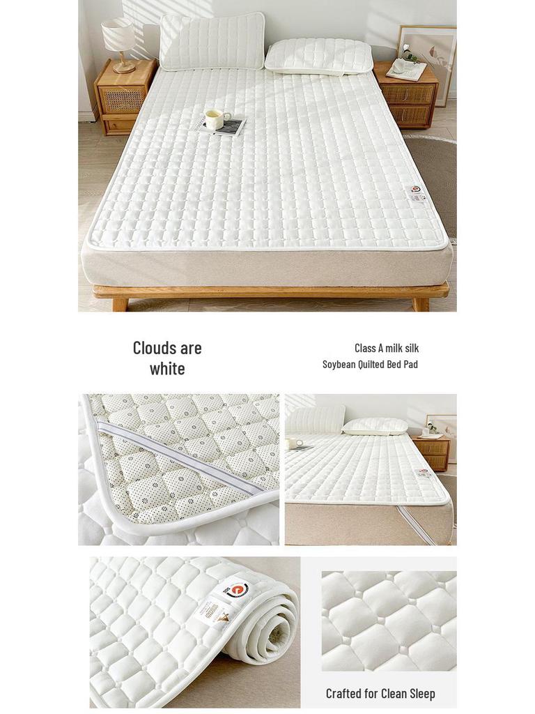 Vier Jahreszeiten Universal Matratzenauflage: Weiche, rutschfeste Unterlage für Wohnheim, Hotel und Zuhause - Einzel- oder Doppel-Schutzunterlage