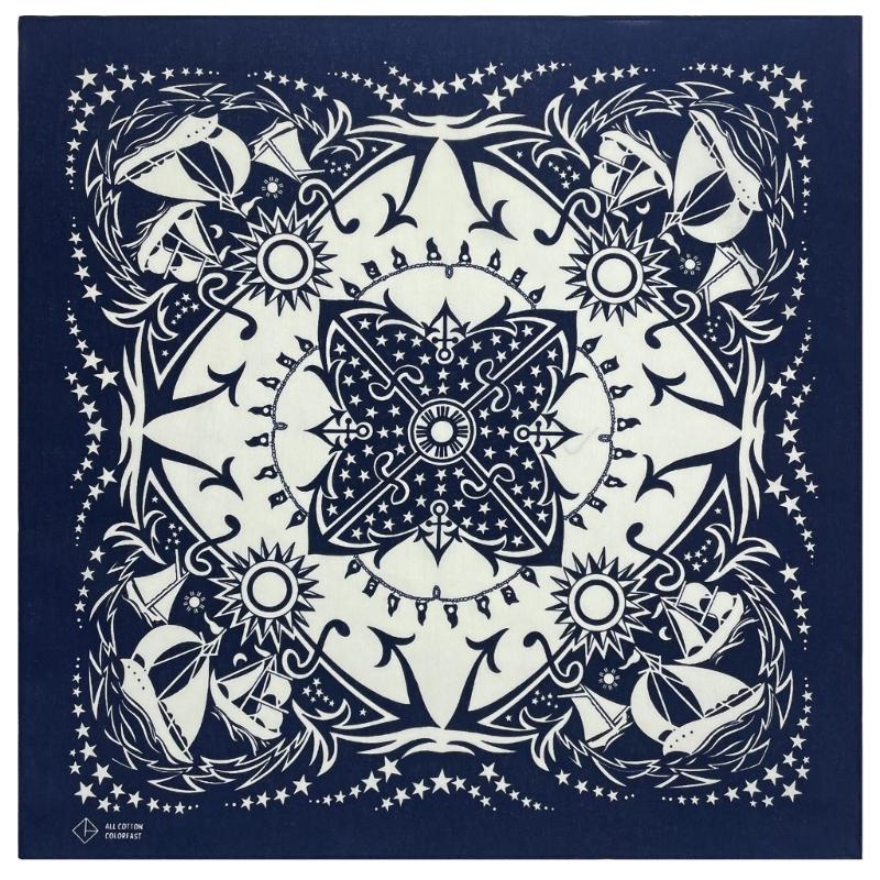 

Fashion Printed Headscarf for Dance Party Square Kercheif Popular Head Covering Outdoor Sport Headscarf Dancing Headband