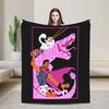Dungeon Crawler Carl Blankets Soft Fluffy Plush Throw Blanket For Couch Bed Airplane Travel Flannel Bedspread Bed Cover