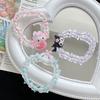 Cartoon Cute  Beaded Kawaii Bracelet  Cinnamoroll Kuromi Imitation  Bracelet High-Value Boudoir Honey Gift