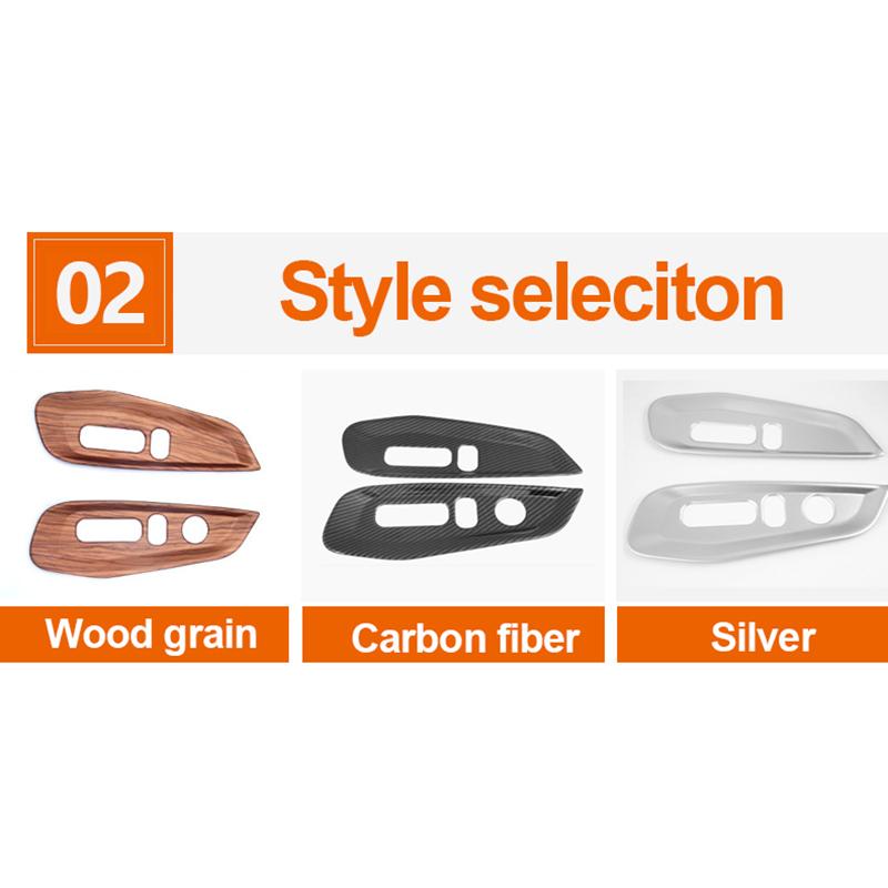 For Honda Crv CR-V 2017-   2022 ABS Car Seat Adjustment Switch Knob Panel Trim Covers Interior Moulding Accessories