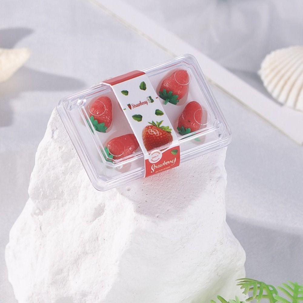 Clear Box Dollhouse Vegetable Model Simulated Design Simulated Food Dolls House Accessories  Gift