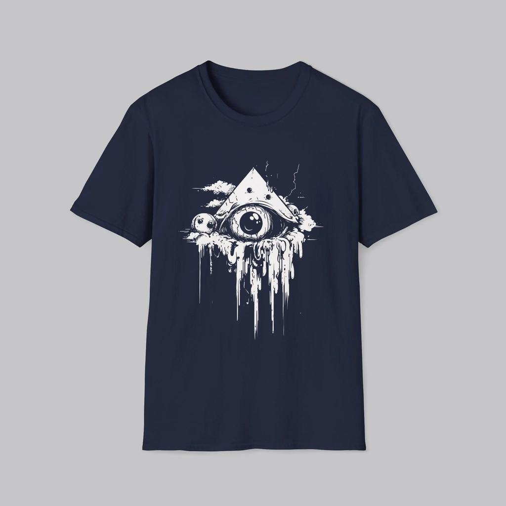 HOT SALE The Cursed Evil Eye T-shirt Gothic Eccentric Core Fashion - Scary Gift Emo Gothic T Shirt Edgy Fashion Style Tees