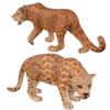 Plush Leopard & Jaguar Animal Model Toys
