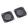 Membran Vibrationsplatte Universell Woofer Radiator 2/3/4 Zoll Schwarz Bass Passivlautsprecher Niederfrequenz Lautsprecher