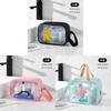 Modern Simple Pvc Cosmetic Organizer With Large Capacity For Home And Travel Use