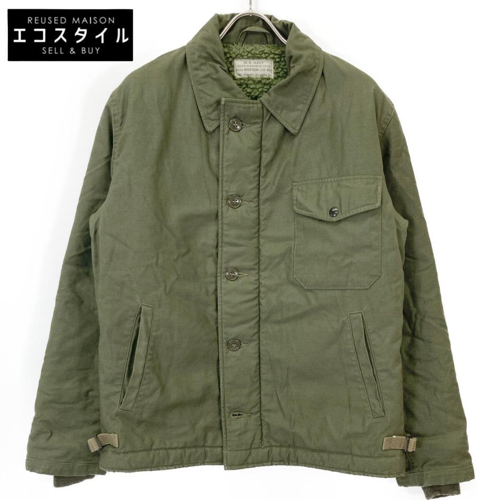 BUZZ RICKSON'S BR12291 Khaki A-2 Denki Jacket Jacket M khakiUsed