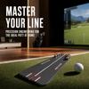 8pcs No Plug-In Pegs Putting Training Aid Alignment Line Putting Alignment Trainer  Practice Mats