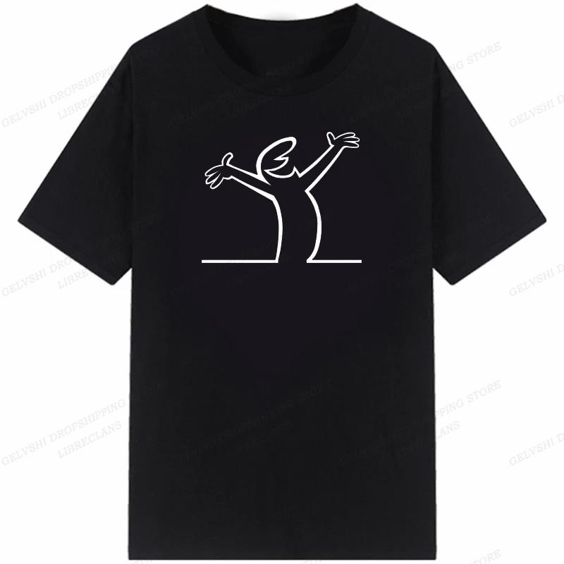 

Футболка из хлопка The Line Osvaldo Cavandoli, модная хип-хоп футболка La Linea, повседневная футболка с круглым вырезом, большие размеры, женские футболки L