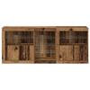 LED Sideboard Reclaimed Wood Look 162 x 37 x 67 cm Engineered Wood