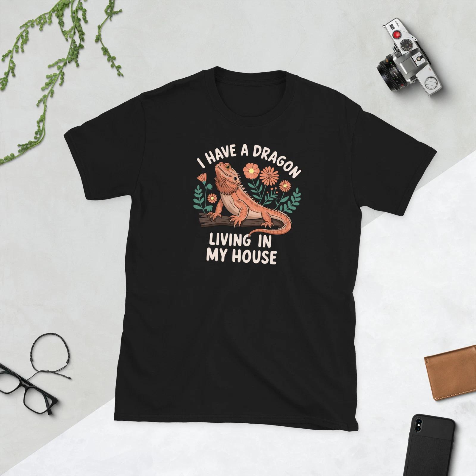 Bearded Dragon Shirt Pet Lover Lizard Pet Reptile M