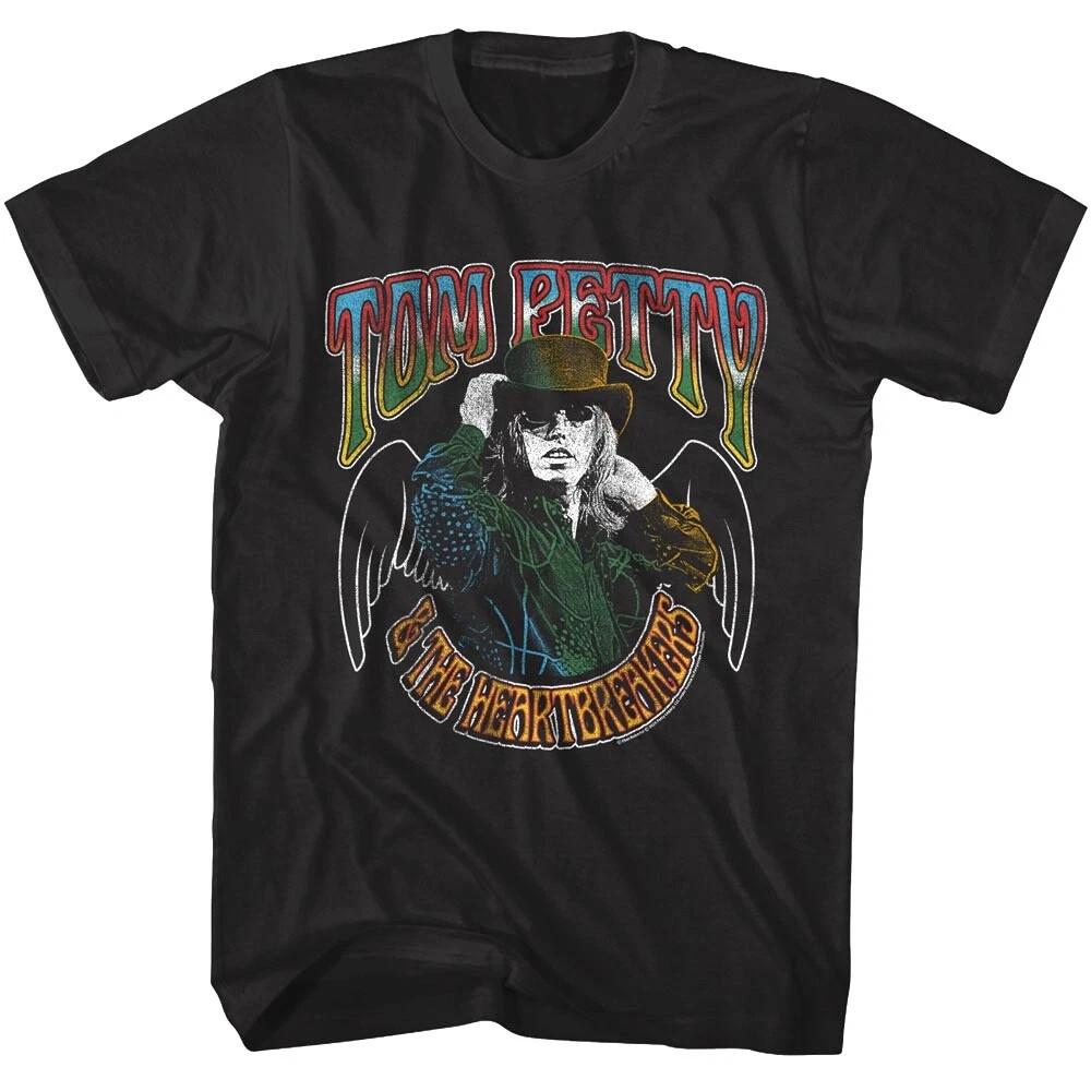 Tom Petty & the Heartbreakers Winged Legend Black Cotton T Shirt Full Size S-5XL Unisex T-Shirt
