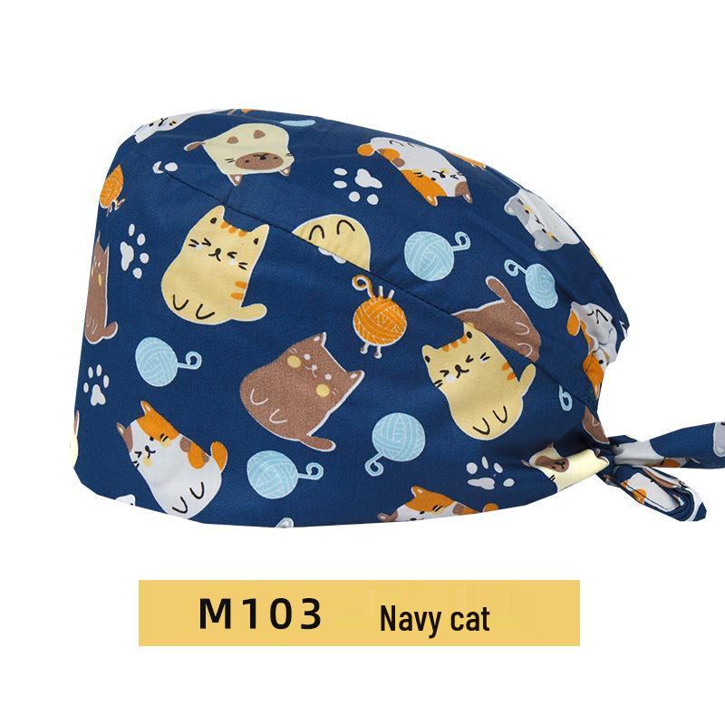 Operationsmössa för män och kvinnor – Ren bomull, Idealisk för tandsköterskor och läkare på operationssalar