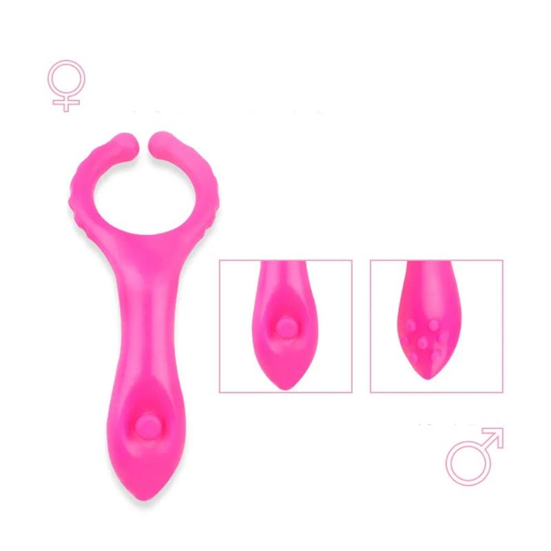Dual-Pleasure Penis Ring Vibrator – Clitoris Stimulator & G-Spot Massager for Couples | Delay Ejaculation & Enhance Orgasms