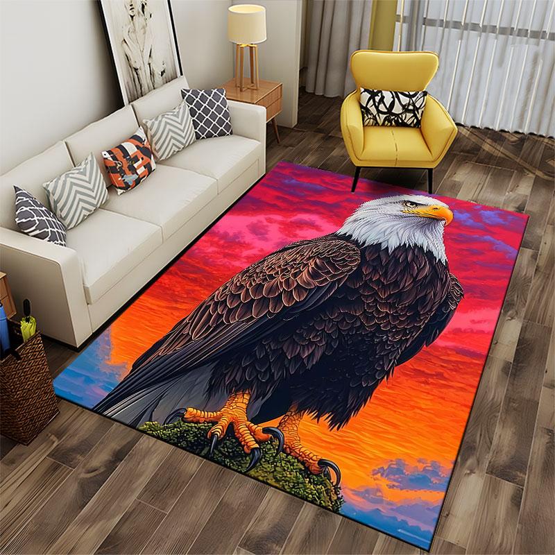 Majestic Bald Eagle Design Suitable As a Non-slip Mat for the Living Room or Bedroom Sofa
