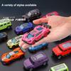 New 1:64 Temperature-sensitive Color-changing Alloy Car Model 6PCS Cool Inertia Pull-back Alloy Sports Car Toy Children's Gift