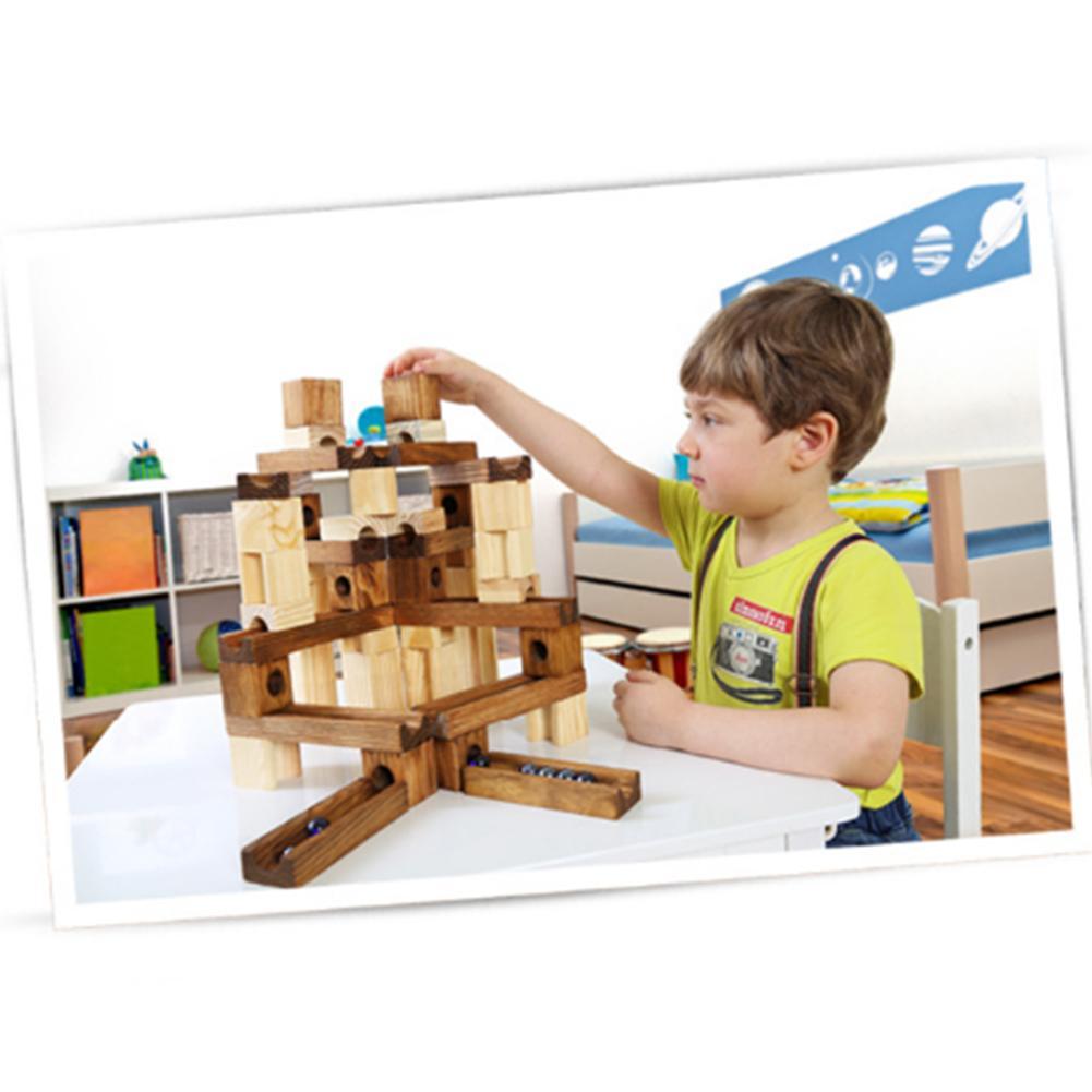 Buy Children Wooden Marbles Building Blocks/ Kids Ball Cube Evolution