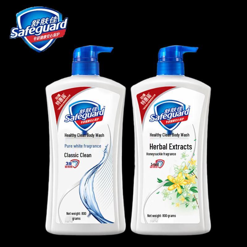 Safeguard White Tea & Honeysuckle Scent Body Wash Twin Pack