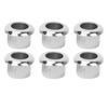 6Pcs Metal Guitar Tuner Conversion Bushings Adapter Ferrules Repairing Accessories