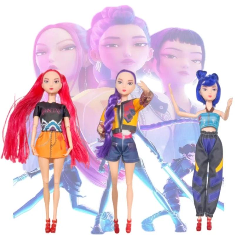 NEU Neues Puppenspielzeug Beliebter Anime Kpop Teufelsjäger Action-Puppe Rumi Mila Zoe Plastikpuppe DIY Spielzeug Mädchen Festival Geschenk