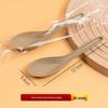 Individually Packaged Thickened Rice Husk Disposable Spoon for Home or Takeaway - Customizable for Dessert, Soup, or Measuring.