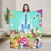 My Little Pony Friendship Is Magic Soft Warm Blanket  Kids Adult Plush Throw Blanket Pattern Home Decor Flannel Sofa Bed Cover