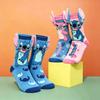 New Style Funny Stitch Cartoon Anime Cartoon Character Personalized Novelty Socks Men Women Breathable Cotton Stocking