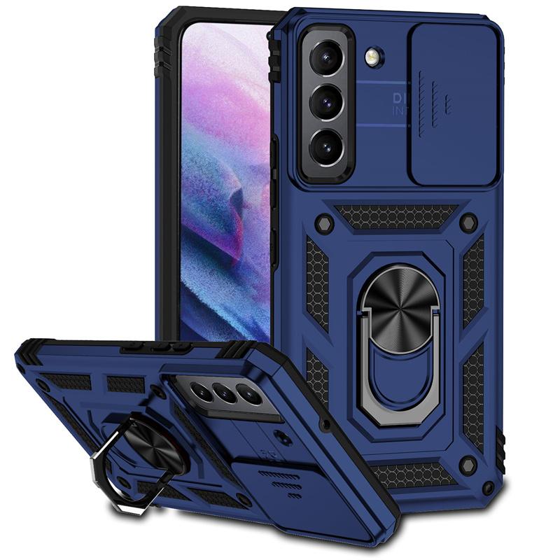 Shockproof Armor Funda For Samsung Galaxy S22 Ultra Slide Camera Protect Phone Case For Galaxy S22 + Plus S 22 Ultra Back Cover