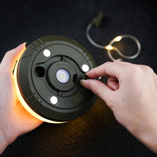 8/10M Camping Fairy Light IP44 Waterproof High Brightness LED Magnetic USB Rechargeable Portable Outdoor Tent Decoration Ambient Lamp Strip